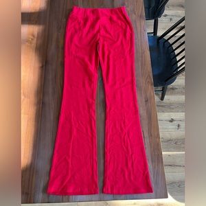 4 for $20 NWOT Cotton Flare Yoga Pants - Red - M